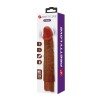 PRETTY LOVE - LEONARDO VIBRATEUR RÉALISTE 20 CM Ø 4 CM MARRON