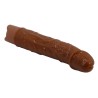 PRETTY LOVE - LEONARDO REALISTIC VIBRATOR 20 CM Ø 4 CM BROWN