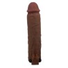 PRETTY LOVE - XERXES VIBRATING PENIS SLEEVE 22 CM Ø 4.5 CM BROWN