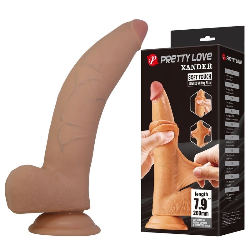 PRETTY LOVE - XANDER DILDO REALISTICO 20 CM Ø 5 CM NATURALE