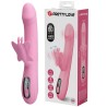 PRETTY LOVE - VIBRADOR BELLA RABBIT COM ESTIMULAÇÃO DE BORBOLETA E LED ROSA