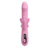 PRETTY LOVE - VIBRATORE BELLA RABBIT CON STIMOLAZIONE A FARFALLA E LED ROSA