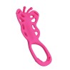 PRETTY LOVE - MASSAGGIATORE PER SVEGLIA CON APP A FORMA DI FARFALLA, ROSA