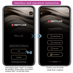 PRETTY LOVE - HAZELYNN 12-FUNKTIONEN-MASSAGEGERÄT MIT APP-STEUERUNG, PINK