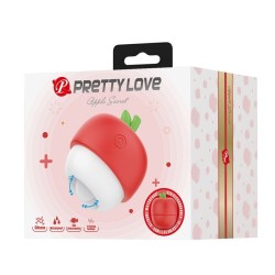 PRETTY LOVE - STIMOLATORE CLITORIDEO RICARICABILE CON EFFETTO LINGUA ROSSO
