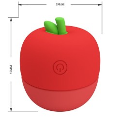 PRETTY LOVE - STIMOLATORE CLITORIDEO RICARICABILE CON EFFETTO LINGUA ROSSO
