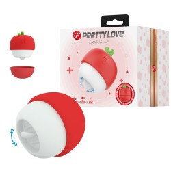 PRETTY LOVE - STIMOLATORE CLITORIDEO RICARICABILE CON EFFETTO LINGUA ROSSO