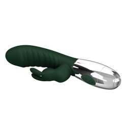 PRETTY LOVE - NAUGHTY BUNNY KANINCHEN-VIBRATOR MIT 30 FUNKTIONEN, USB-AUFLADBAR, GRÜN