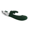 PRETTY LOVE - VIBRATORE A FORMA DI CONIGLIO NAUGHTY BUNNY, 30 FUNZIONI, RICARICABILE TRAMITE USB, VERDE