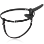 FETISH SUBMISSIVE HARNESS - VIBRADOR PRETO DE DUPLA PENETRAO