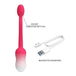 PRETTY LOVE – PULSIERENDES VIBRATIONS-EI MIT APP-STEUERUNG, 12 FUNKTIONEN, USB-AUFLADBAR, PINK