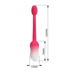 PRETTY LOVE - PULSEN APP CONTROL VIBRATING EGG 12 FUNCTIONS USB RECHARGEABLE PINK