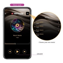 PRETTY LOVE - PULSEN APP CONTROL VIBRATING EGG 12 FUNCTIONS USB RECHARGEABLE PINK
