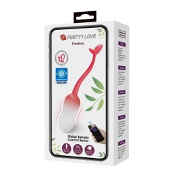 PRETTY LOVE - PULSEN APP CONTROL VIBRATING EGG 12 FUNCTIONS USB RECHARGEABLE PINK