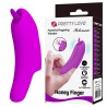 PRETTY LOVE - VIBRADOR DE DEDO RECARREGÁVEL PETERSON HONEY FINGER ROXO
