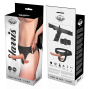 HARNESS ATTRACTION - HARRIS VIBRIERENDES DOPPELGESCHIRR 18 CM -O- 3.5 CM