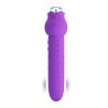 PRETTY LOVE - VIBRATORE RICARICABILE DANNELL PER STIMOLAZIONE ORALE E CLITORIDEA, VIOLA
