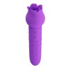 PRETTY LOVE - VIBRATORE RICARICABILE DANNELL PER STIMOLAZIONE ORALE E CLITORIDEA, VIOLA