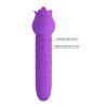 PRETTY LOVE - VIBRATORE RICARICABILE DANNELL PER STIMOLAZIONE ORALE E CLITORIDEA, VIOLA