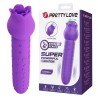 PRETTY LOVE - VIBRATORE RICARICABILE DANNELL PER STIMOLAZIONE ORALE E CLITORIDEA, VIOLA