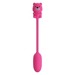 PRETTY LOVE - VIBRATORE A PROIETTILE RICARICABILE OLSON CON TELECOMANDO CABLATO ROSA