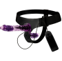 HARNESS ATTRACTION - RODNEY VIBRADOR DUPLO ROXO 18 CM -O- 3.5 CM
