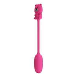 PRETTY LOVE - VIBRATORE A PROIETTILE RICARICABILE OLSON CON TELECOMANDO CABLATO ROSA