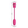 PRETTY LOVE - OLSON RECHARGEABLE BULLET VIBRATOR WITH WIRED CONTROLLER PINK
