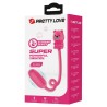 PRETTY LOVE - VIBRATORE A PROIETTILE RICARICABILE OLSON CON TELECOMANDO CABLATO ROSA