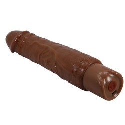 PRETTY LOVE - DUKE REALISTIC VIBRATOR 23.5 CM Ø 4.8 CM BROWN