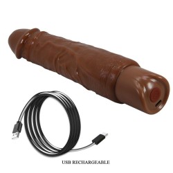 PRETTY LOVE - DUKE REALISTISCHER VIBRATOR 23,5 CM Ø 4,8 CM BRAUN