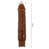 PRETTY LOVE - DUKE REALISTISCHER VIBRATOR 23,5 CM Ø 4,8 CM BRAUN
