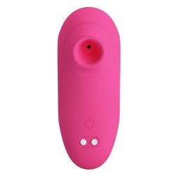 PRETTY LOVE - ARILA ESTIMULADOR CLITORIANO RECARREGÁVEL COM SUCÇÃO E VIBRAÇÃO ROSA