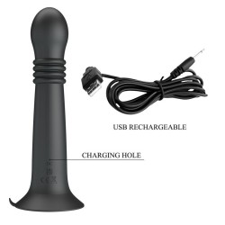 PRETTY LOVE - MASSAGGIATORE ROTANTE E SPINTA RICARICABILE TRAMITE USB STELLA