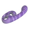 PRETTY LOVE - SUMMER DOUBLE-ENDED VIBRATOR WITH HANDLE 19 CM Ø 3.5 CM PURPLE