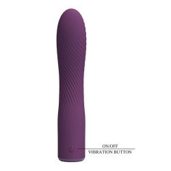 PRETTY LOVE - VIBRATORE RICARICABILE KISSELL 10 FUNZIONI VIOLA