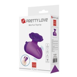PRETTY LOVE - RECHARGEABLE CLITORAL STIMULATOR 7 MODES PURPLE