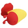 PRETTY LOVE - LITTLE BEE RECHARGEABLE CLITORAL STIMULATOR 7 MODES RED/YELLOW