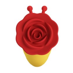 PRETTY LOVE - STIMOLATORE CLITORIDEO RICARICABILE LITTLE BEE, 7 MODALITÀ, ROSSO/GIALLO