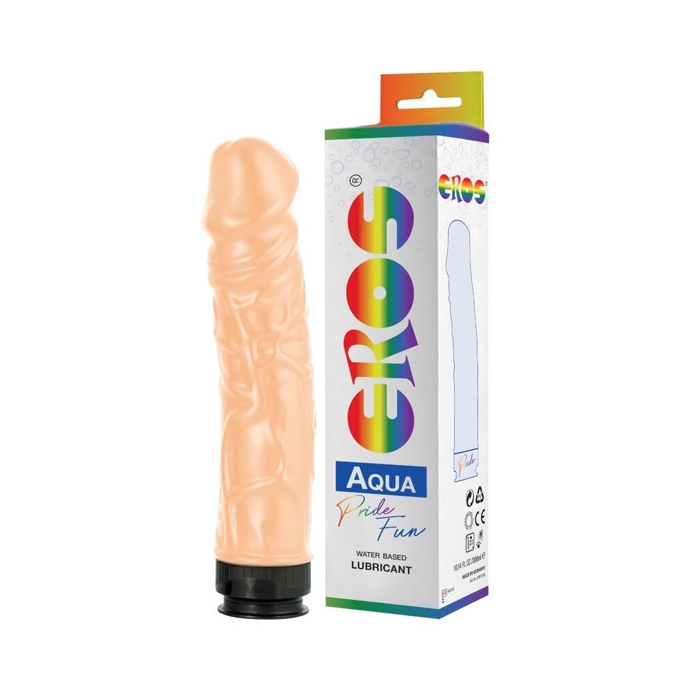 PRIDE - EROS AQUA LGBT PRIDE DILDO E LUBRIFICANTE A BASE D''ACQUA