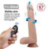 PRETTY LOVE - NOLAN THRUSTING & ROTATING VIBRATING DILDO REMOTE CONTROL 24.5 CM Ø 5 CM NATURAL