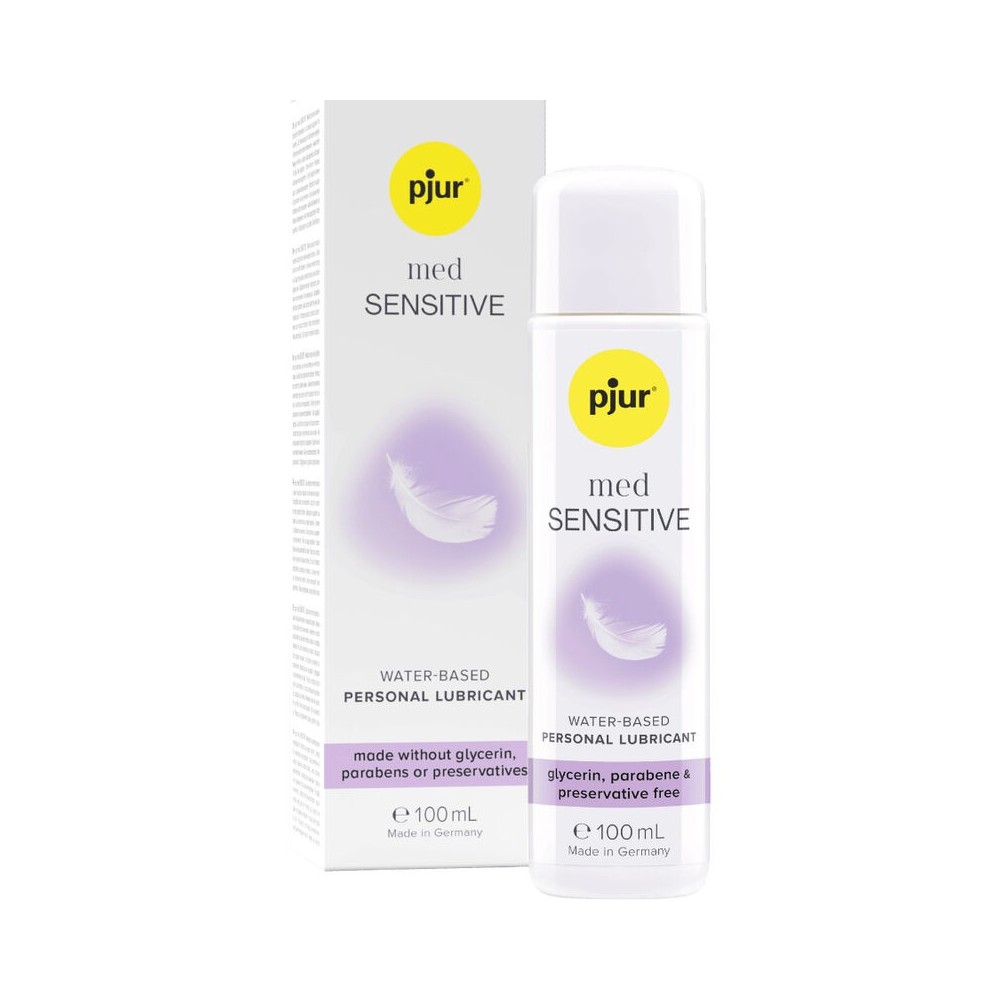 PJUR - MED LUBRIFIANT BASE D'EAU SENSITIVE GLIDE 100 ML