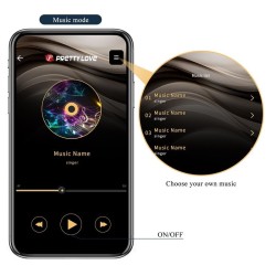 PRETTY LOVE - ANTHONY APP CONTROL ANAL AND PERINEUM VIBRATOR BLACK