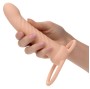 CALEXOTICS - MAXX RIBBED DUAL PENETRATOR 10 VIBRAZIONI CARNE