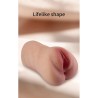 PRETTY LOVE - OTTILIE MASTURBATEUR VAGIN EN SILICONE RÉALISTE, COMPACT, NATUREL