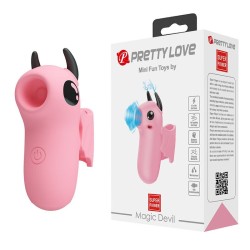 PRETTY LOVE - MAGIC DEVIL STIMOLATORE PER DITA RICARICABILE ROSA