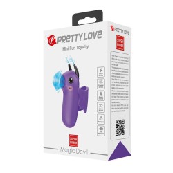 PRETTY LOVE - MAGIC DEVIL - STIMOLATORE DA DITO RICARICABILE VIOLA