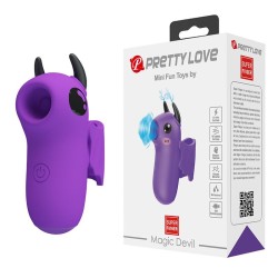 PRETTY LOVE - MAGIC DEVIL - STIMOLATORE DA DITO RICARICABILE VIOLA