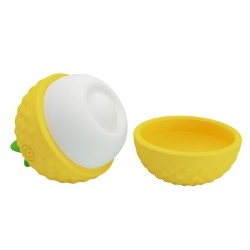 PRETTY LOVE - ESTIMULADOR CLITORIANO RECARREGÁVEL COM SUCÇÃO E EMPURRAÇÃO AMARELO