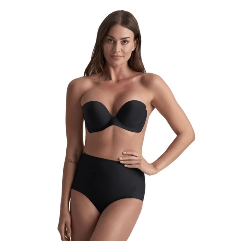 BYE-BRA - DIVA BRA ADHESIVE BRA BLACK CUP D